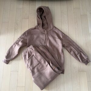 Light Brown Cargo Sweatsuit